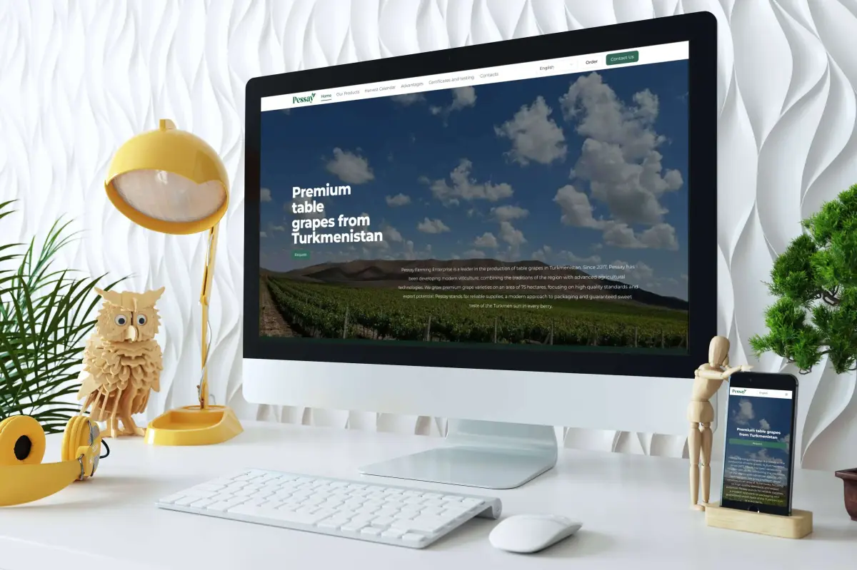 Pessay Agro — Responsive screens