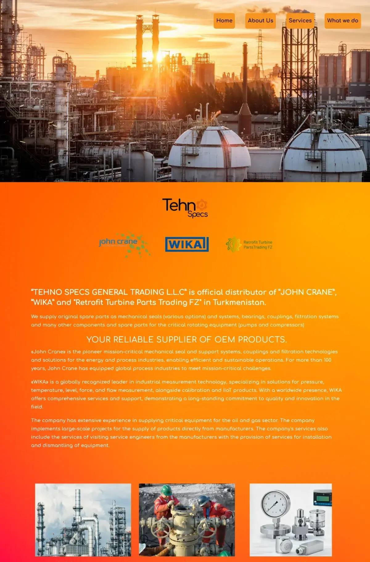 Tehno Specs — Responsive screens 1